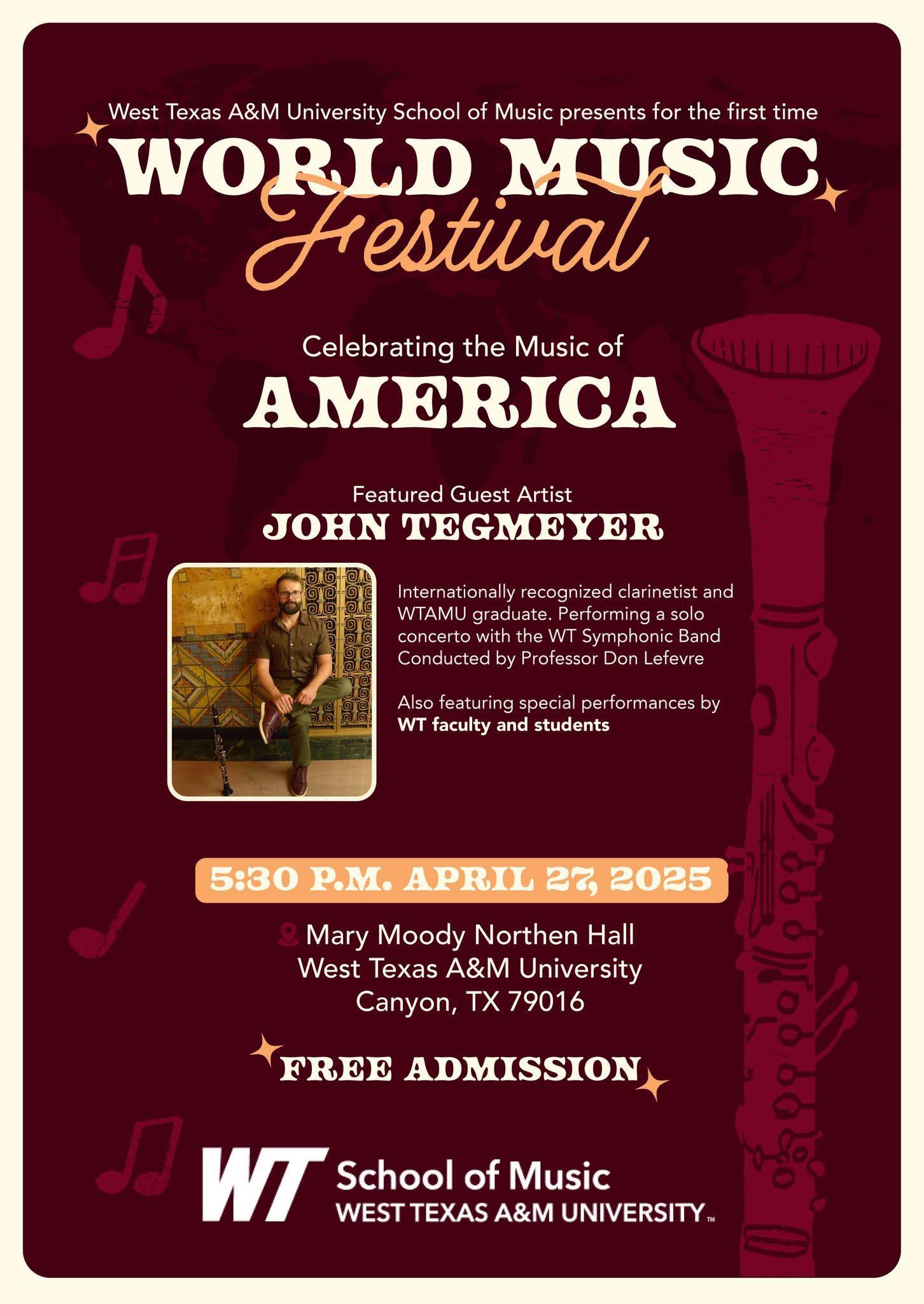World Music Festival Poster 2025